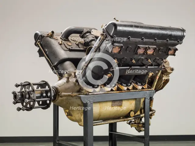 Wright H-3 V-8 Engine, ca. 1922. Creator: Wright Aeronautical.