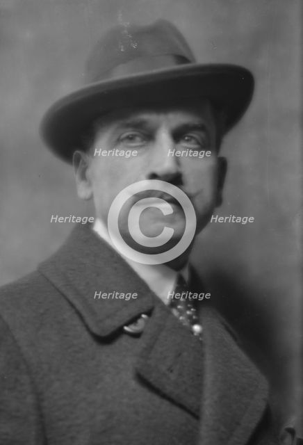 Wright, J. Dunbar, Mr., portrait photograph, 1915 Feb. 17. Creator: Arnold Genthe.
