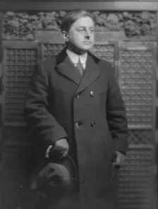 Wright, Spencer, Mr., portrait photograph, 1916 Apr. 6. Creator: Arnold Genthe