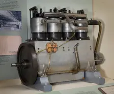 Wright Vertical 4, In-line 4 Engine, 1906. Creator: Wright Company