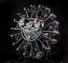 Wright Whirlwind R-790-A (J-5) Radial 9 Engine, 1920s. Creator: Wright Aeronautical