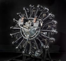 Wright Whirlwind R-790-A (J-5) Radial 9 Engine, 1920s. Creator: Wright Aeronautical