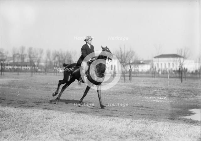Wrisley Brown, Attorney - Riding, 1914. Creator: Harris & Ewing.