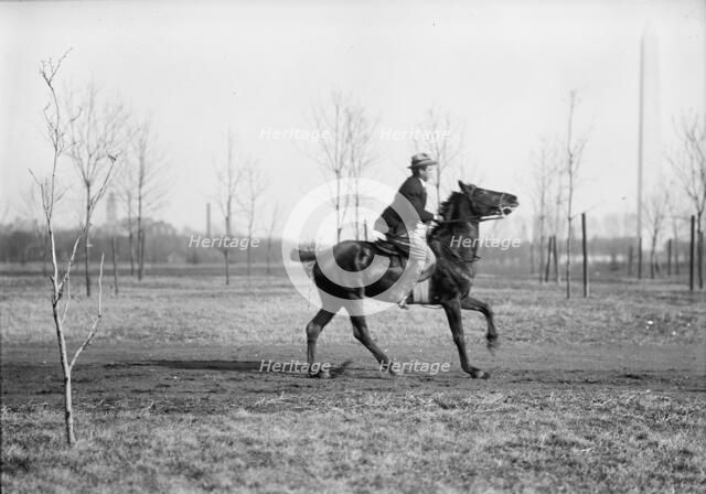 Wrisley Brown, Attorney - Riding, 1914. Creator: Harris & Ewing.