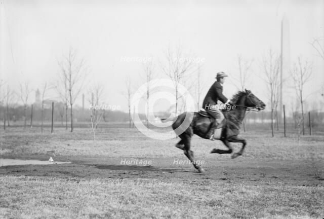 Wrisley Brown, Attorney - Riding, 1914. Creator: Harris & Ewing.