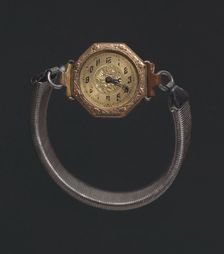 Wrist watch worn by Harriette Moore, early to mid 20th century. Creator: Unknown