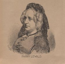 Writer Fanny Lewald (1811-1889), 1879. Creator: Schubert, August (1844-1903)