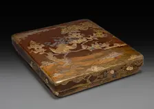 Writing Box (Suzuribako) with Phoenix in Paulownia, c. 1573-1599. Creator: Unknown