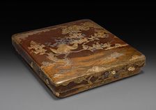 Writing Box (Suzuribako) with Phoenix in Paulownia, c. 1573-1599. Creator: Unknown