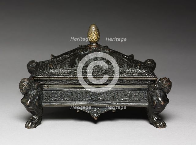 Writing Casket, c. 1525. Creator: Severo da Ravenna (Italian, c.1496-c.1543), workshop of.