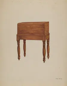 Writing Desk, 1935/1942. Creator: Henry Meyers
