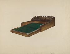Writing Desk, 1941. Creator: Herbert S. Frere