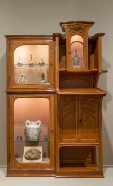 Writing Desk-Bookcase, 1900-05, (c2014-2017). Artist: Alan John Ainsworth