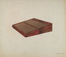 Writing Desk, Lap, c. 1941. Creator: Mattie P. Goodman