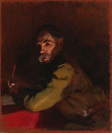 Writing Doctor, 1919. Creator: Il'ya Repin