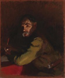 Writing Doctor, 1919. Creator: Il'ya Repin