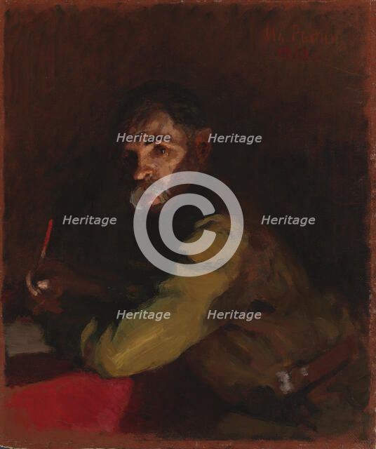 Writing Doctor, 1919. Creator: Il'ya Repin.