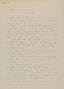 Written Instructions for Making a Suit, c. 1938. Creator: Henry De Wolfe