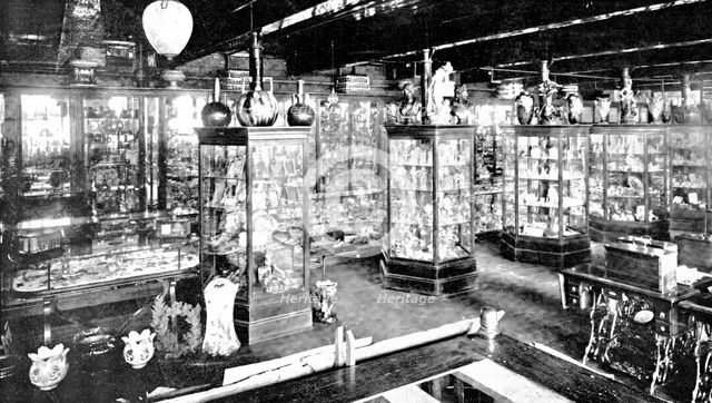 Wrought by the Silversmith: in the Silver Show Room, 1909. Creator: Unknown.