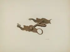 Wrought Iron Bit, 1935/1942. Creator: Cornelius Christoffels