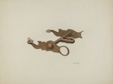 Wrought Iron Bit, 1935/1942. Creator: Cornelius Christoffels