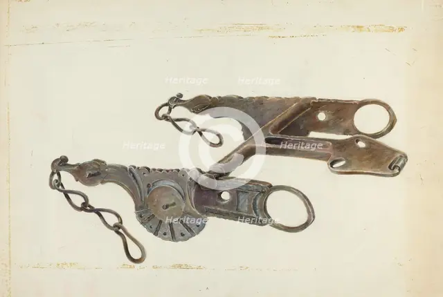 Wrought Iron Bit, 1935/1942. Creator: Gerald Transpota.