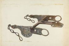Wrought Iron Bit, 1935/1942. Creator: Gerald Transpota