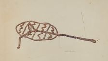 Wrought Iron Broiler, c. 1938. Creator: Adele Brooks