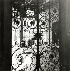 Wrought iron gates, Orta San Giulio, Lake Orta, Italy, c1955. Creator: Arthur Charles Kirby Ware