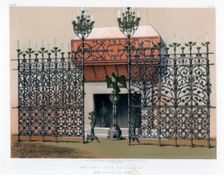 Wrought Iron Grilles 19th century.Artist: John Burley Waring