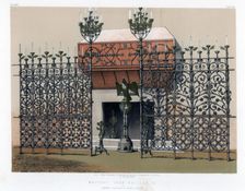 Wrought Iron Grilles 19th century.Artist: John Burley Waring