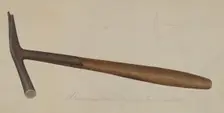Wrought Iron Hammer, c. 1938. Creator: George C. Brown