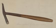 Wrought Iron Hammer, c. 1938. Creator: George C. Brown