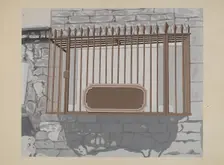 Wrought Iron Railing, c. 1936. Creator: Joseph L. Boyd