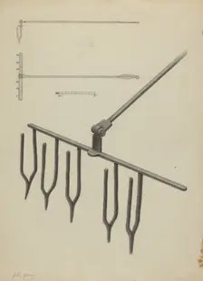 Wrought Iron Toaster, 1935/1942. Creator: John Garay