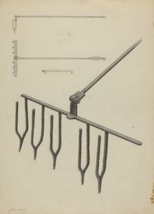 Wrought Iron Toaster, 1935/1942. Creator: John Garay