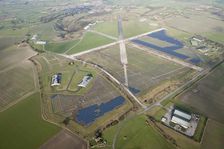 Wroughton Airfield Solar Park, Wiltshire, 2016. Artist: Damian Grady