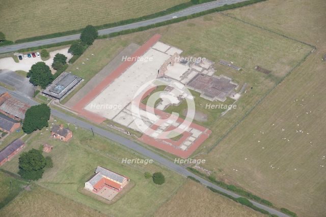 Wroxeter Roman city baths, Shropshire, 2015. Creator: Historic England.