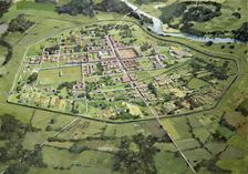 Wroxeter Roman City, c3rd century, (c1990-2010). Artist: Ivan Lapper
