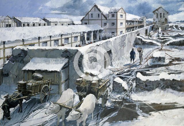 Wroxeter Roman City, c2nd century, (c1990-2010). Artist: Ivan Lapper.