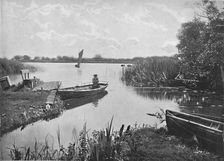 Wroxham Broad, Norfolk c1896. Artist: Poulton & Co