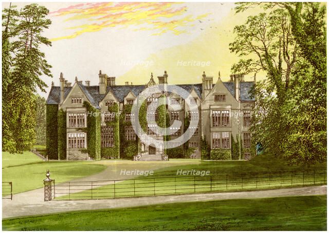 Wroxton Abbey, Oxfordshire, home of the North family, c1880. Artist: Unknown