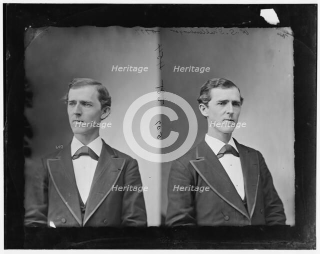 W.S. Shallenberger of Mississippi, 1865-1880.  Creator: Unknown.