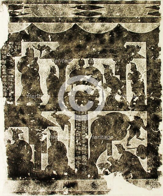 Wu Family Shrines (Wu Liang Shrine) in Jiaxiang, ca 151.