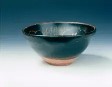 Wu Yishan blackware bowl, Southern Song dynasty, China, 1200-1279. Creator: Unknown