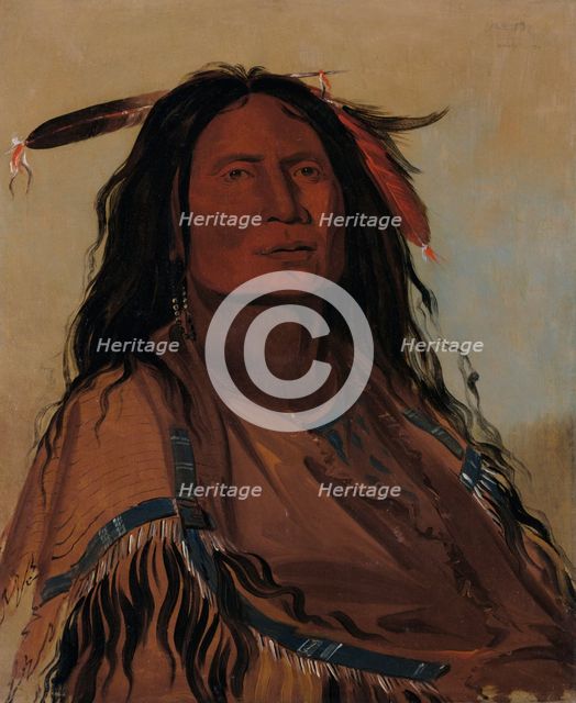 Wúk-mi-ser, Corn, a Miniconjou Warrior, 1832. Creator: George Catlin.