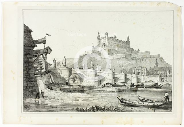 Wurtzburg, 1833. Creator: Samuel Prout.