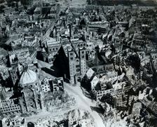 Würzburg, Germany, after Allied bombing, World War II, 1945. Creator: Unknown