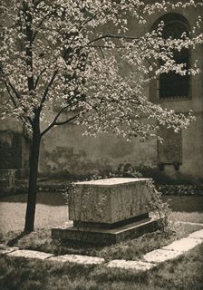 Wurzburg - Tomb of Walther von der Vogelweide 1931. Artist: Kurt Hielscher