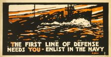 WW1 Recruitment Poster for the US Navy, 1917